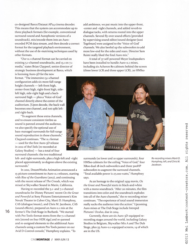 CineMontage - Editor's Guild Magazine - May/Jun 2013