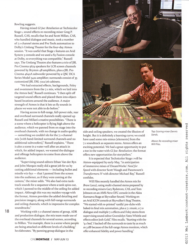 CineMontage - Editor's Guild Magazine - May/Jun 2013