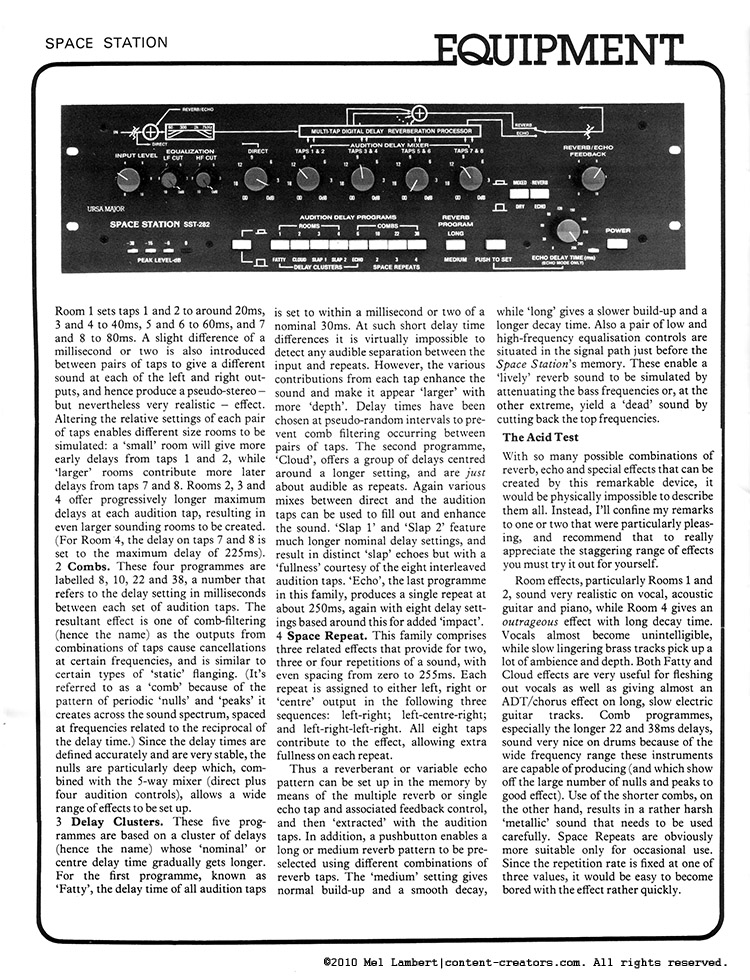 Ursa Major Space Station review - Aug 1979