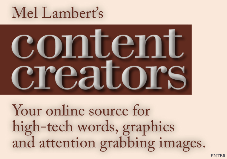 Content Creators Home Page